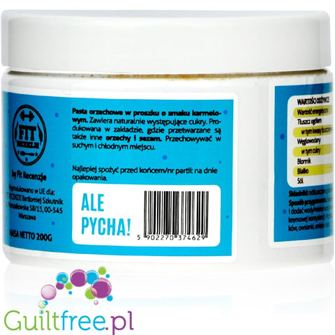FitRec Powder Peanut & Caramel - defatted peanut powder