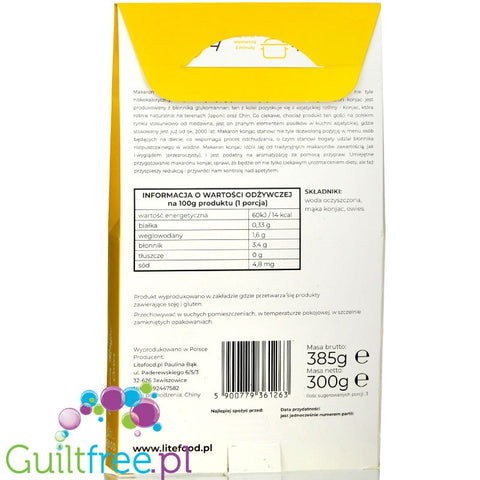 LiteFOOD konjak shirataki pasta 1kg