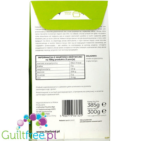 LiteFOOD konjak shirataki pasta 1kg Rice