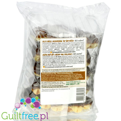 Damhert Gaufres Chocolat - soft waffles with no added sugar in a chocolate coating