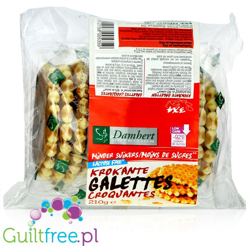 Damhert Galettes Croquantes - Belgian waffle waffles 92% less sugar