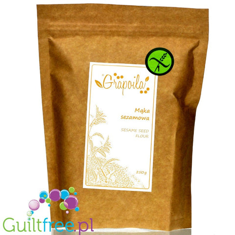 Grapolia highly defatted sesame flour