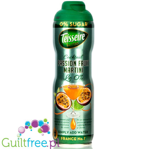 Teisseire Passion Fruit Martini 0% Sugar Syrup 