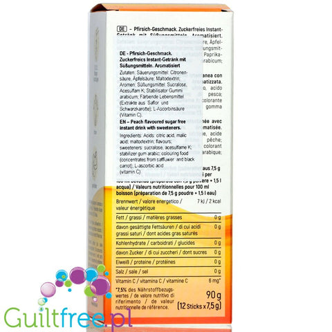 INSTICK Peach sugar free instant drink
