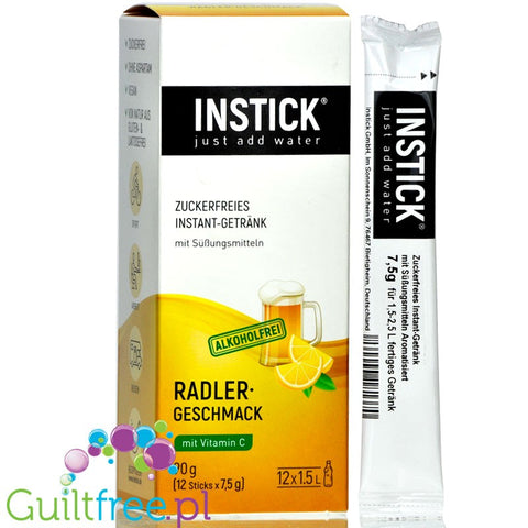 INSTICK Radler (Beer & Lemon) sugar free instant drink