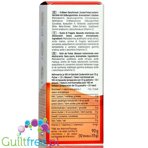 INSTICK Strawberry sugar free instant drink