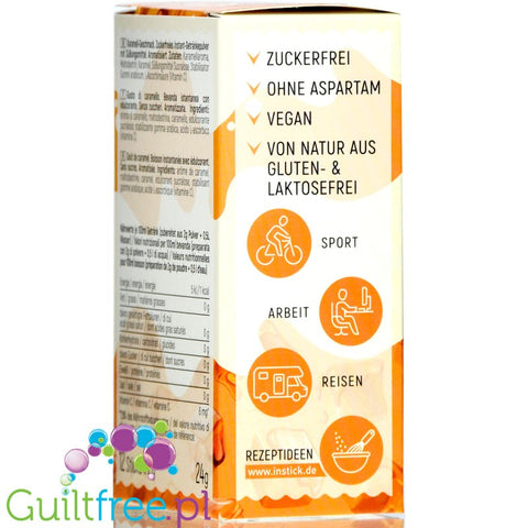 INSTICK Caramel 12 x 0,5L sugar free instant drink