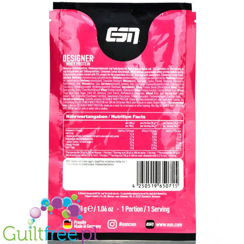 ESN Designer Whey Cinnamon Cereal, protein powder WPI, WPC & WPH, 30g single sachet