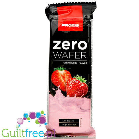 Zero Wafer 40 g - Low Sugar - Protein Wafer  Strawberry 