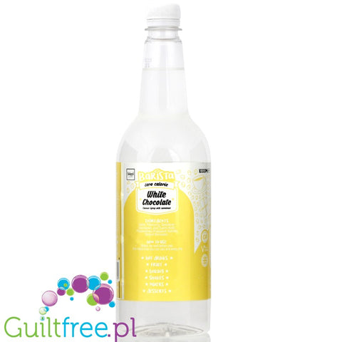 Skinny Food Co Barista Zero Calorie Coffee Syrup 1L White Chocolate