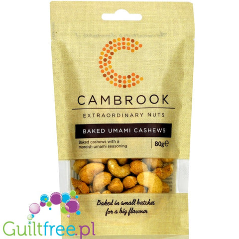 Cambrook Baked Umami Cashews keto snack