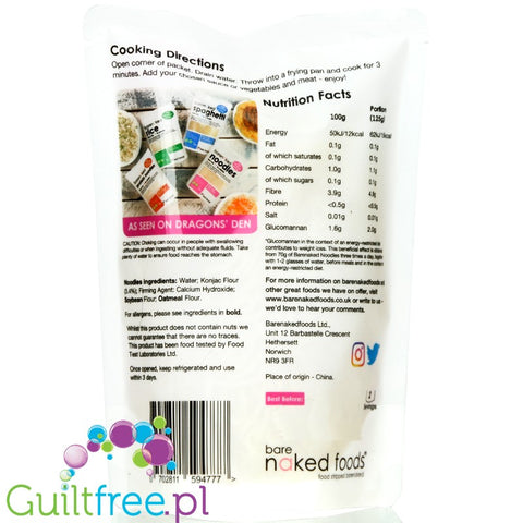 Barenaked Noodles 250g