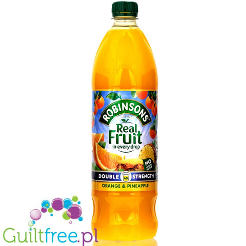 Robinsons Double Strength Orange & Pineapple No Added Sugar Fruit Squash 1 Litre