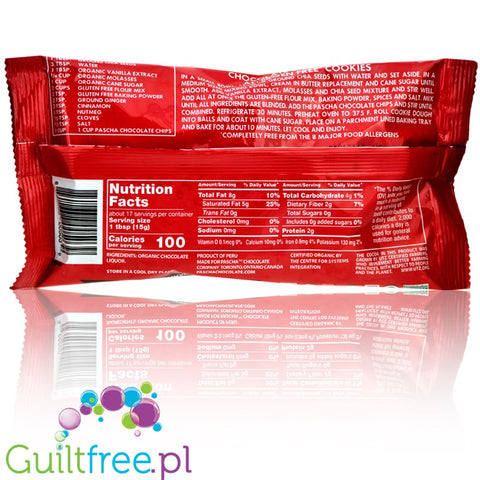 Pascha 100% Cacao Unsweetened Dark Chocolate Baking Chips, Organic