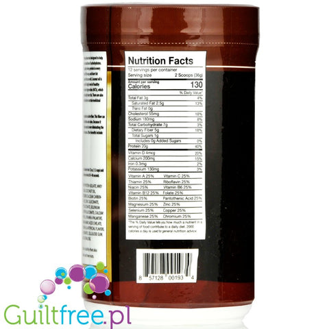 Healthsmart Foods, Inc., ChocoRite Protein, Chocolate Fudge Brownie 