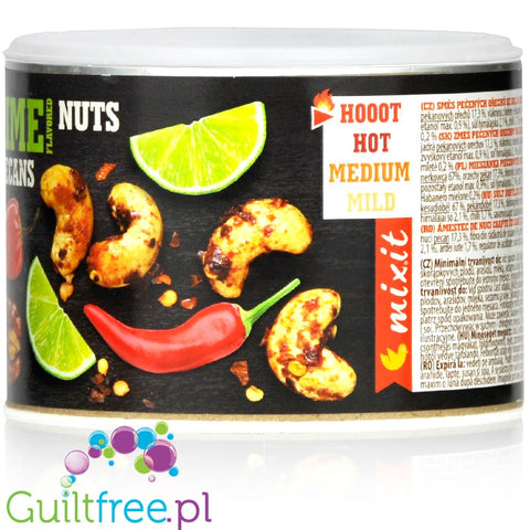 MixIt Chilli & Lime Nuts - baked pecans and cashews with lime and habanero