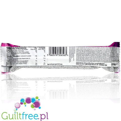 Phd Smart Plant Peanut Butter Jelly sugar free vegan protein bar