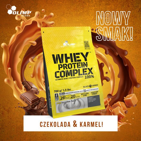 Olimp Whey Protein Complex 100% 0,7 kg bag Chocolate Caramel
