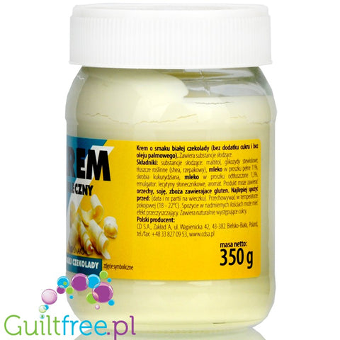 CD White Chocolate Spread, no added sugar, palm oil free, with stevia