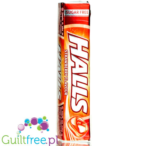 Halls Strawberry sugar free candies with vitamin C