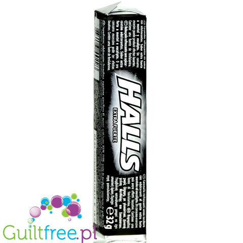 Halls Extra Strong sugar free candies with vitamin C