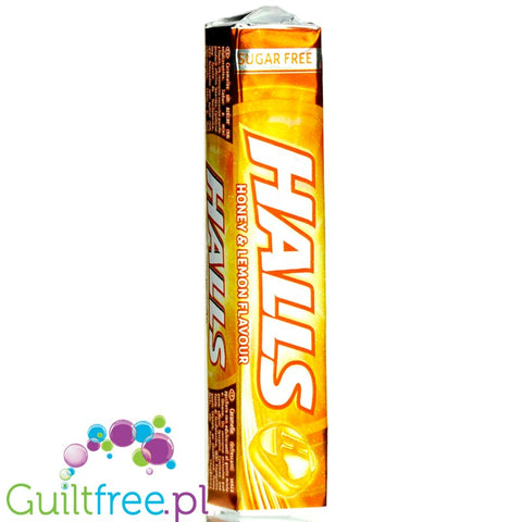 Halls Lemon & Honey sugar free candies with vitamin C