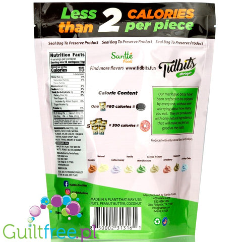 Tidbits Sugar Free Meringues, Strawberry