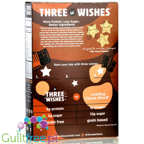 Three Wishes Grain Free Cereal, Cocoa