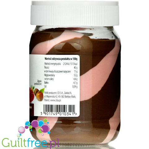 CD DuoLove Banana Nut  spread, no added sugar, palm oil free, with stevia