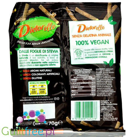 Dietorelle Gommose Liquirizia, 70g