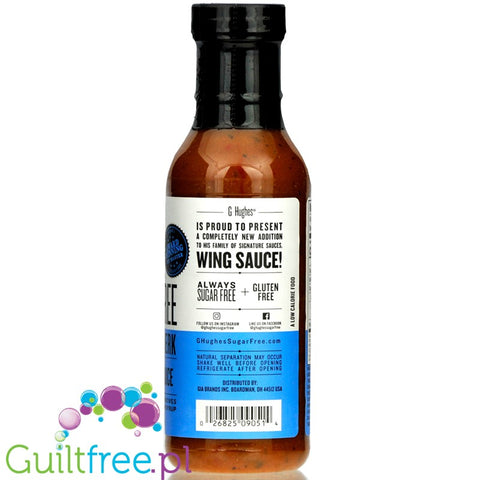 G. Hughes Smokehouse Sugar Free Wing Sauce, Caribbean Jerk, Mild