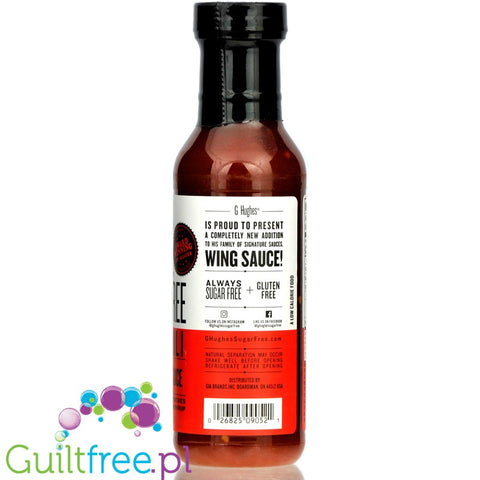 G. Hughes Smokehouse Sugar Free Wing Sauce, Thai Chili, Medium