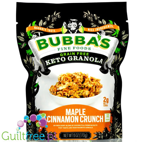 Bubba's Fine Foods Keto Granola, Maple Cinnamon Crunch