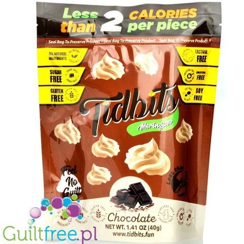 Tidbits Sugar Free Meringues, Chocolate