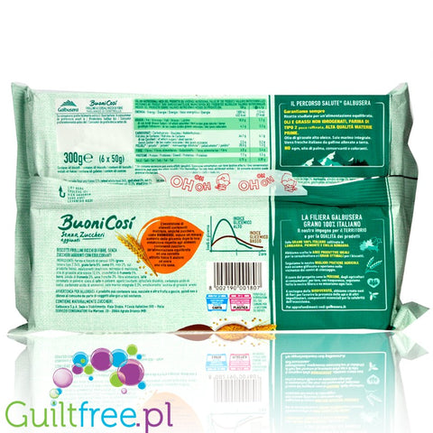 Buoni Così Frollino 4 Cereali - multigrain Italian shortbread cookies with no added sugar 300g