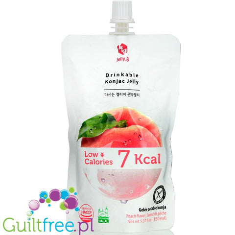 Jelly.B Peach, Korean Drinkable Konjac Jelly 6kcal,  