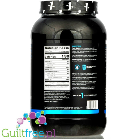 Rule1 R1 Whey Blend Chocolate Fudge 0,95kg