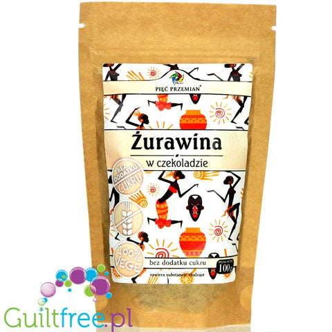 Santini cranberry covered in dark chocolate sweetened with erythritol