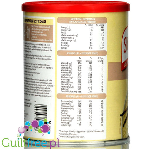 Slimfast Shake Powder Vanilla 438g 