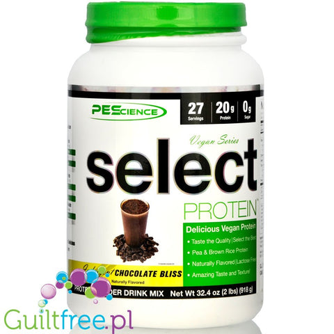 Select Protein Vegan Series, Chocolate Bliss - 918 grams 