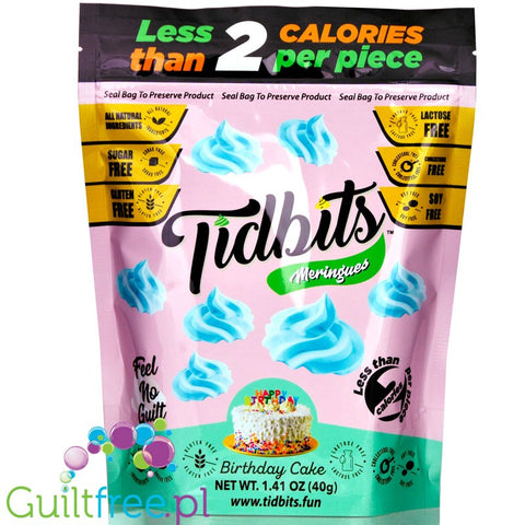 Tidbits Sugar Free Meringues, Birthday Cake