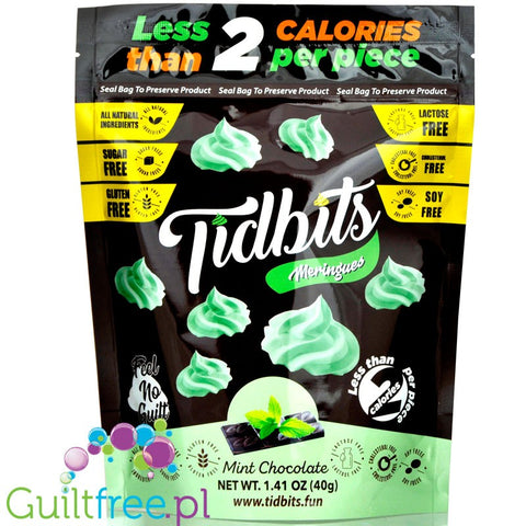 Tidbits Sugar Free Meringues, Mint Chocolate