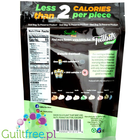 Tidbits Sugar Free Meringues, Mint Chocolate