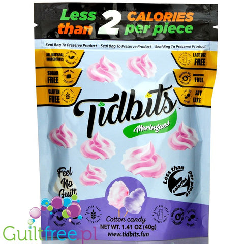 Tidbits Sugar Free Meringues, Cotton Candy