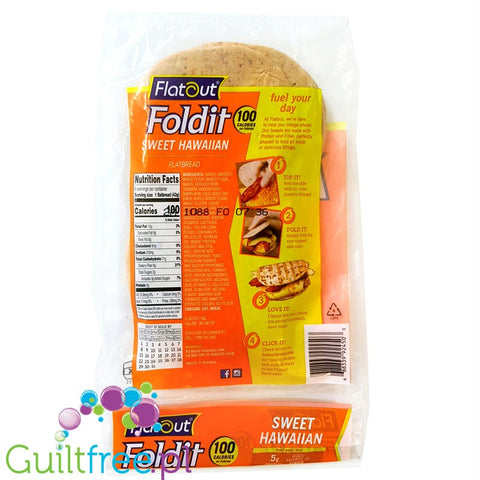 Flatout Bread Flatout Foldit Flatbreads, Sweet Hawaiian 6 flatbreads