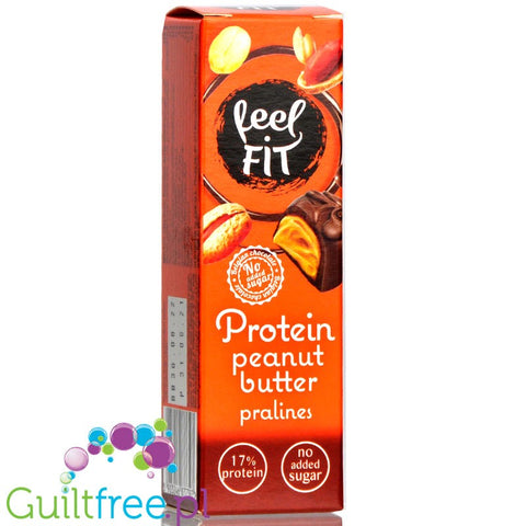 FeelFIT Protein Peanut Butter Praline, protein enriched & sugar free