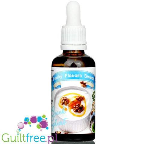 Funky Flavors Sweet Greek Yoghurt - sweetened, liquid, sugar & fat free food flavoring