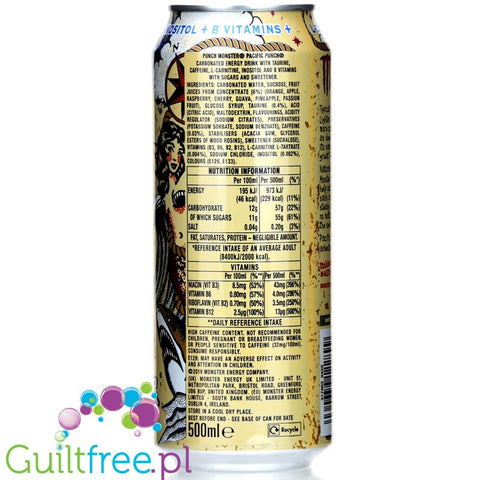 Monster Energy Pacific Punch energy drinkfrom USA