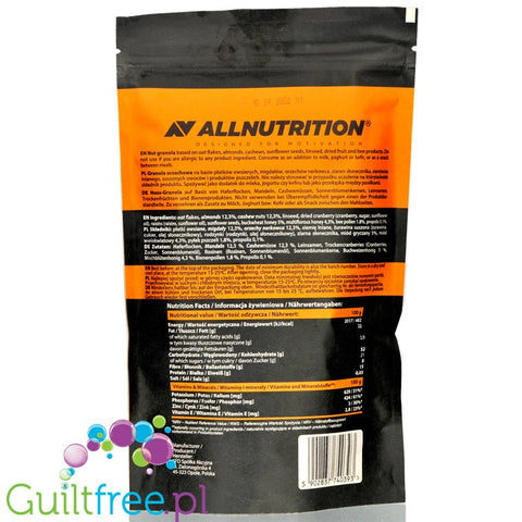 Sante GoON Protein Granola with no added sugar, Red Currant, Blackberry, Raspberry