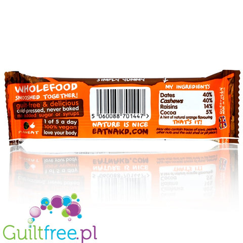 Nakd Cocoa Orange Fruit & Nut Bar 35g